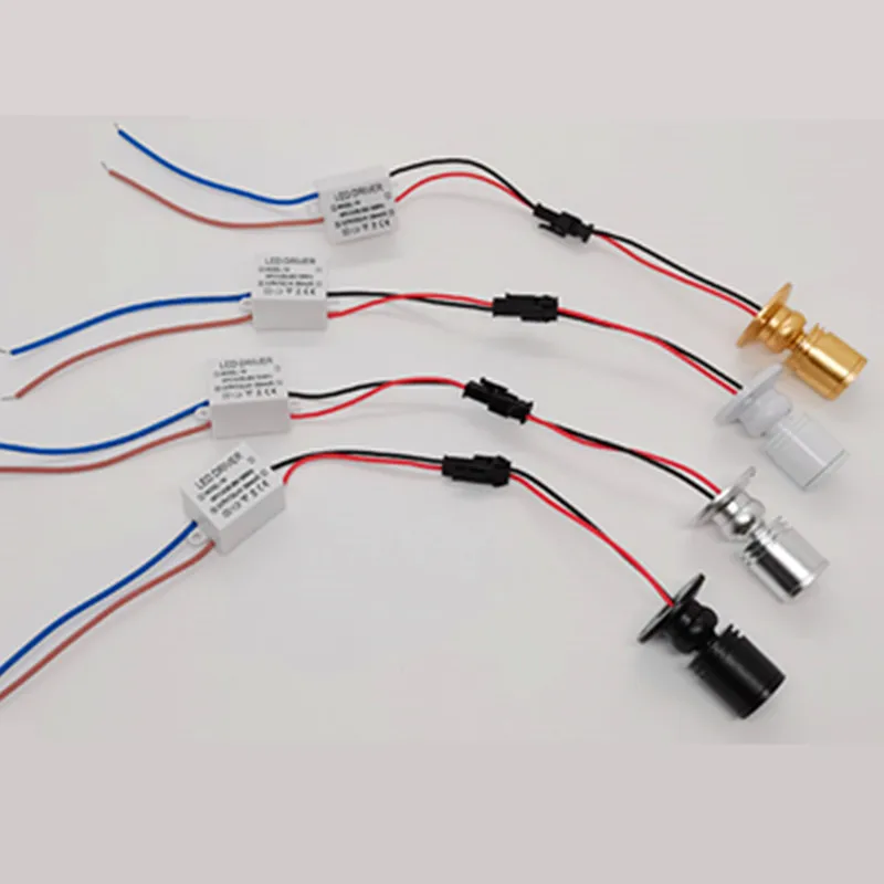 LED-Strahler, 3 W, dimmbar, LED-Deckenleuchte, 12 V DC 24 V, inklusive LED-Treiber, Schrank, Theke, Vitrine, Schmucklampe, AC85–265 V