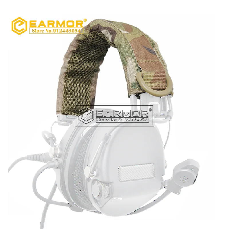 ORIGINAL EARMOR Kopfhörer-Kopfbandabdeckung M61 Outdoor Multicam Headset-Kappenabdeckung für M32 / M31 / M32-mark3 / M31-Mark3 Image