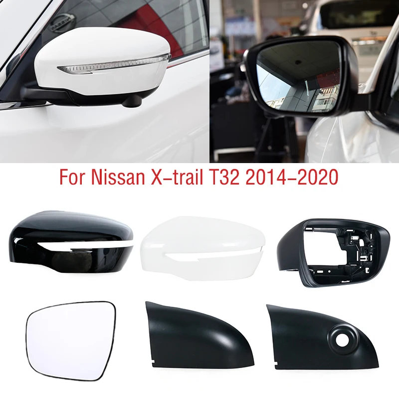 Für Nissan X-Trail Xtrail T32 2014 2015 2016 2017 2018 2019 2020 Seitenspiegel Untere Abdeckung Rahmen Rückspiegelglas Image