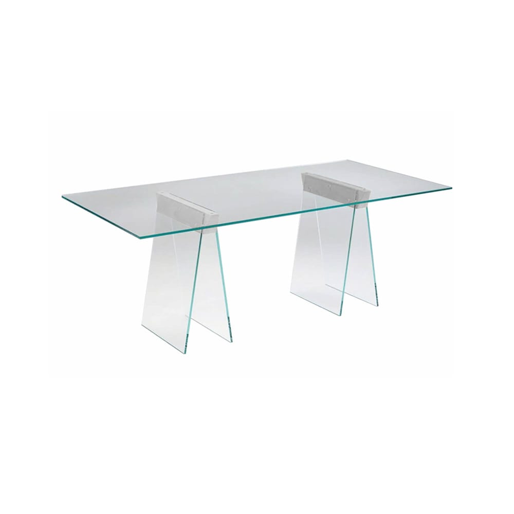Bureau transparent 180x90h75 cm