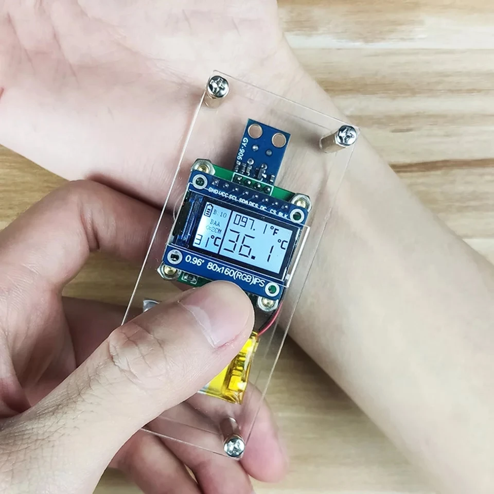 DIY Kit Elektronische Schweißen Infrarot Thermometer Lade Temperatur Messung Modul Ohne Shell Suite DC 5V Image