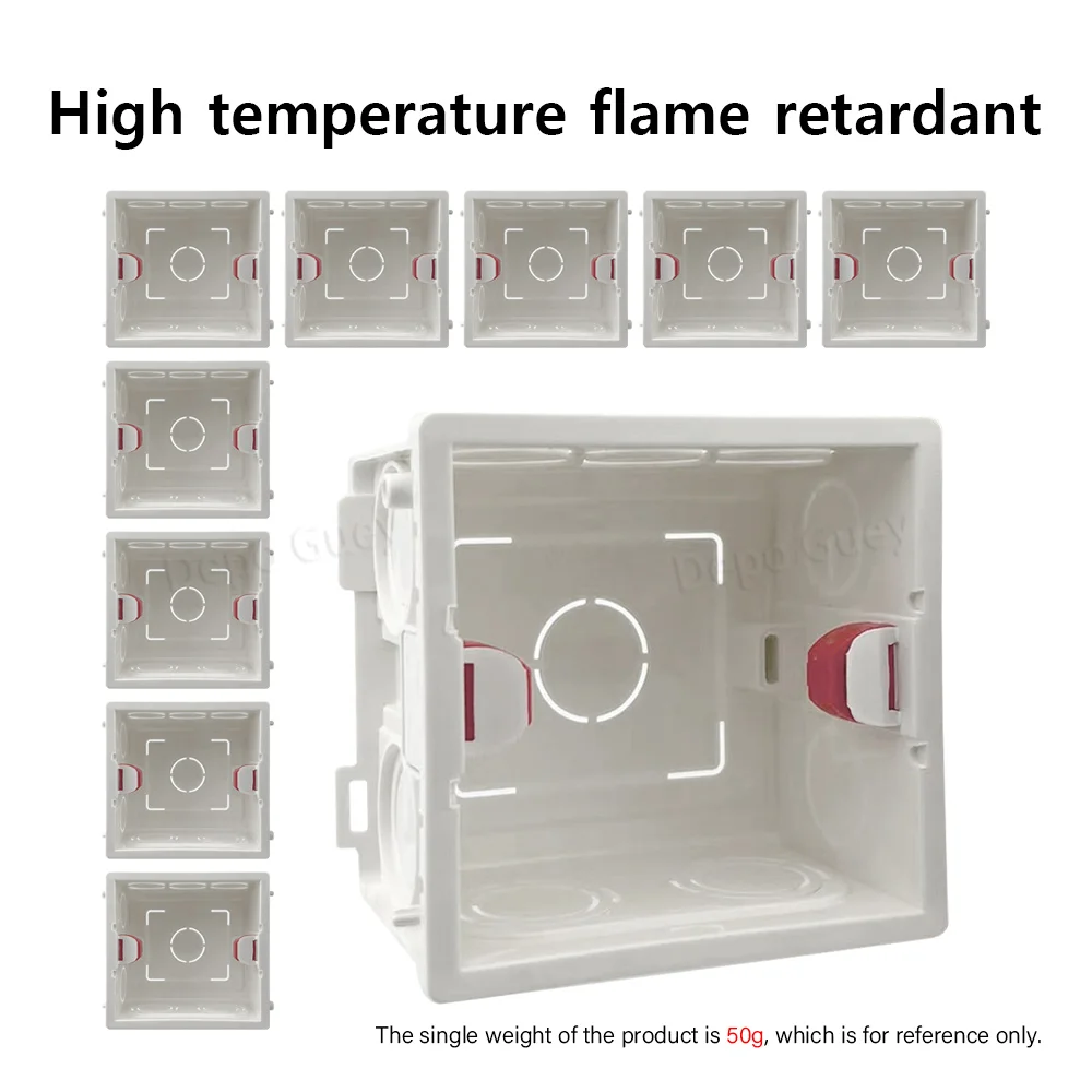 Modell 86, verstellbarer internationaler Bodenkasten, Wandschalter-Steckdose, interne Montagekasten, Steckdose und Zubehör Image