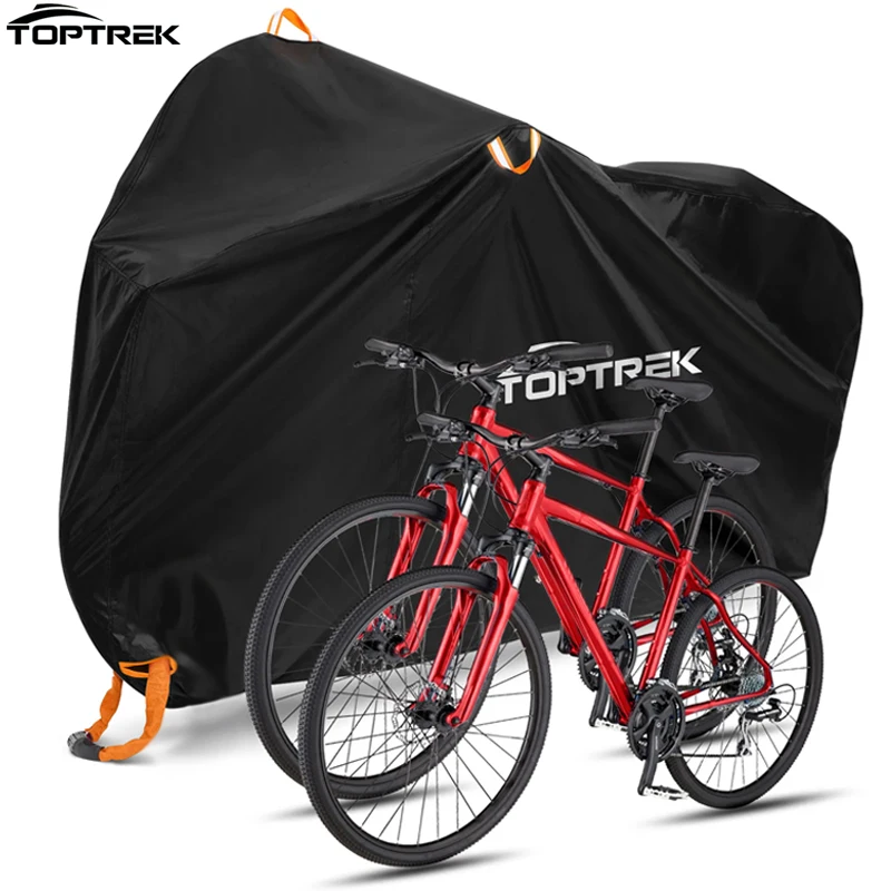 Toptrek Fahrradabdeckung 210D Hochwertiger Fahrradschutz Mehrzweck Regen Schnee Staub Wasserdicht Allwetter-Schutzhüllen Image
