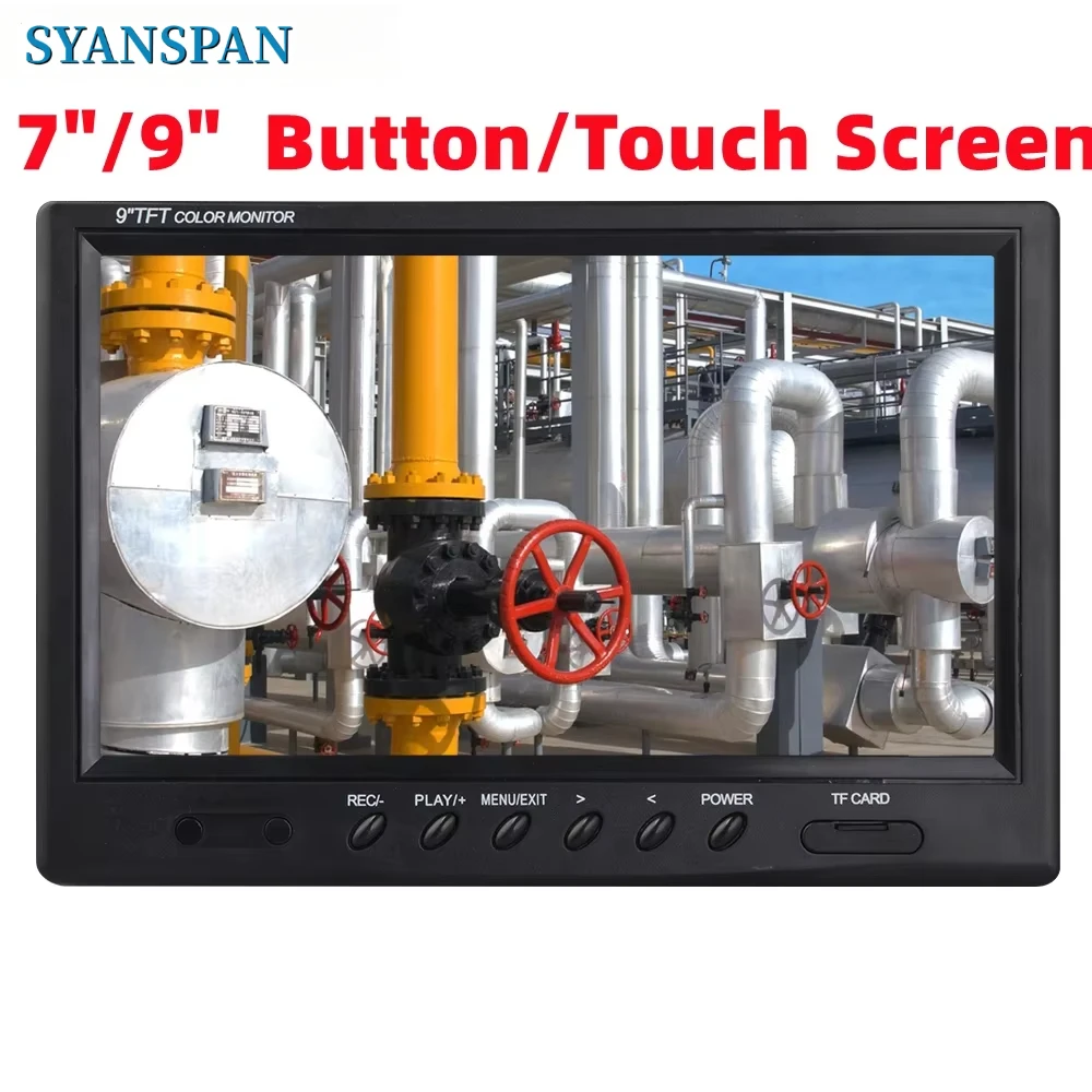 SYANSPAN 7/9-Zoll-Bildschirm oder Display oder HD 1080P der Rohrinspektionskamera und Endoskopmonitor anwendbar und Zubehör Image