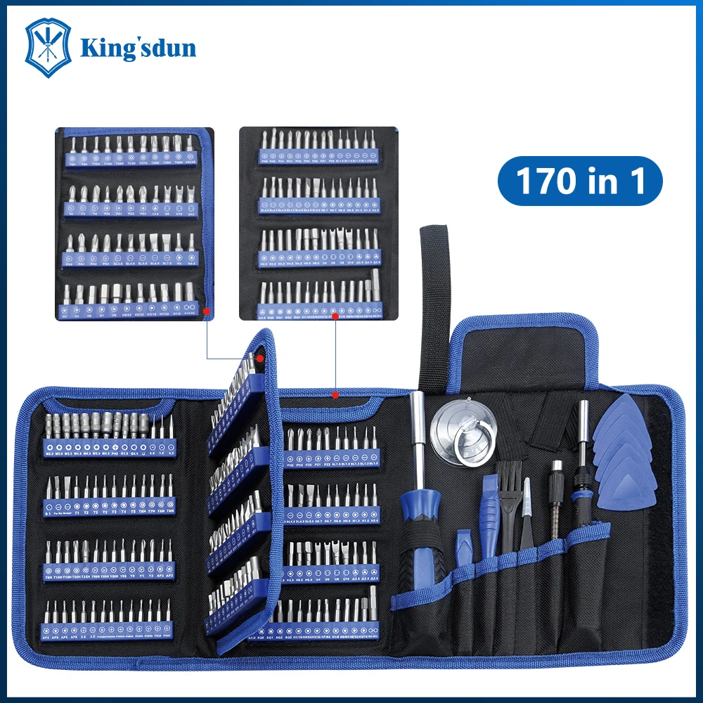 170 in 1 Präzisions schrauben dreher Set Magnet bits Mine kleine tragbare Handwerkzeug-Kits für Xiaomi Handy Handy PC Uhr Reparatur Image