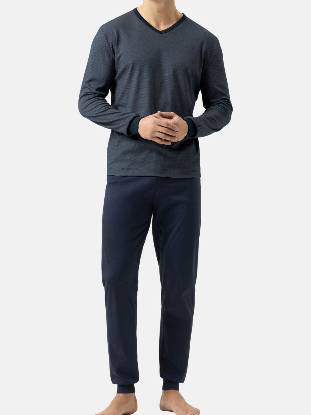 Mey Schlafanzug Herren marine, S Image