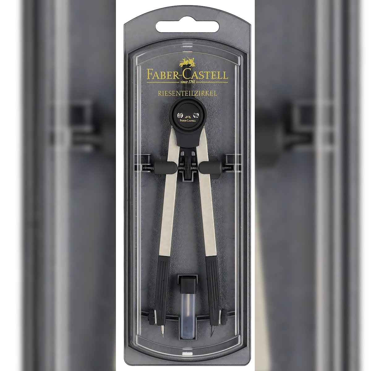 Faber Castell Riesenteilzirkel Kreis 340 mm schwarz Image