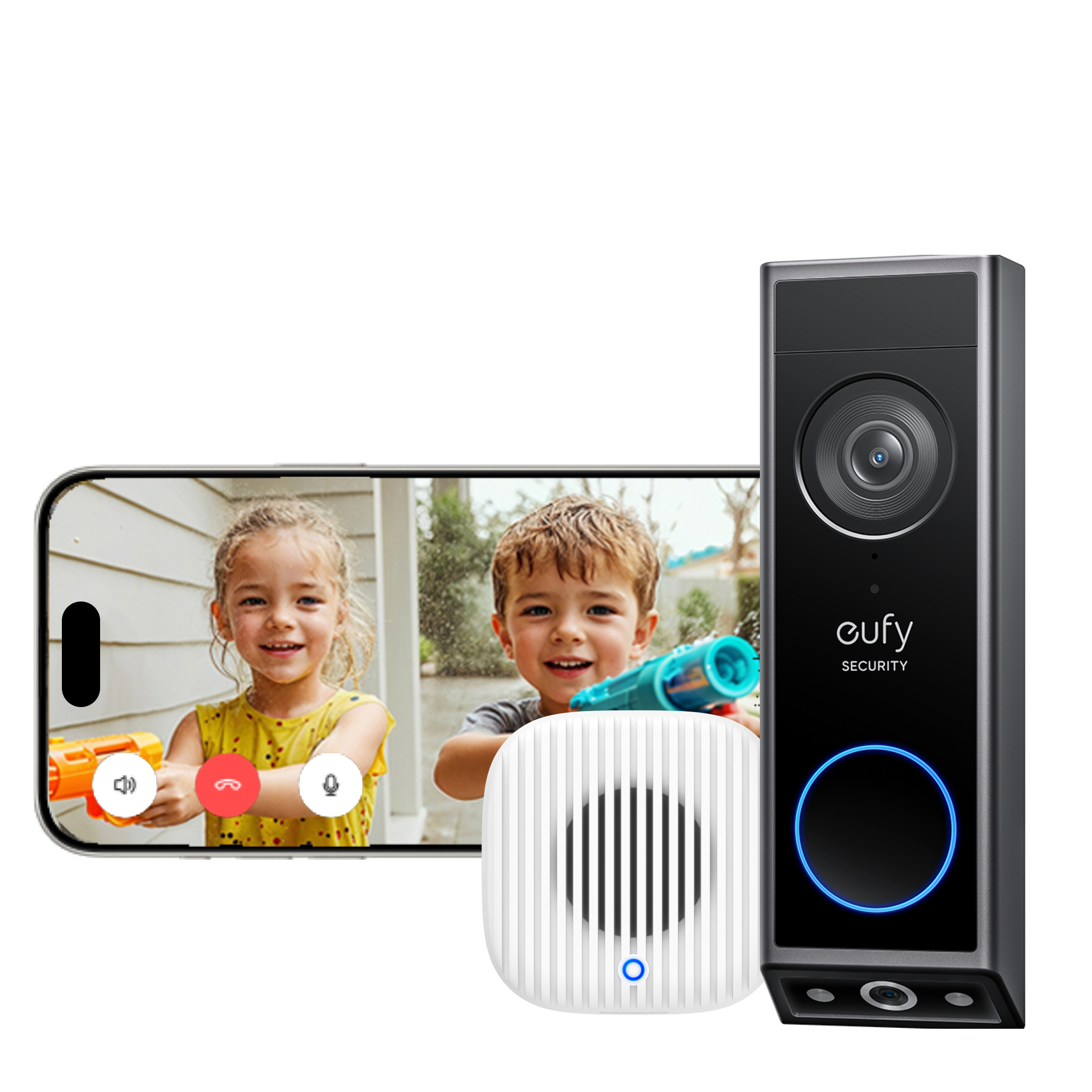 Video Doorbell E340 (Battery Powered) with Chime 2
