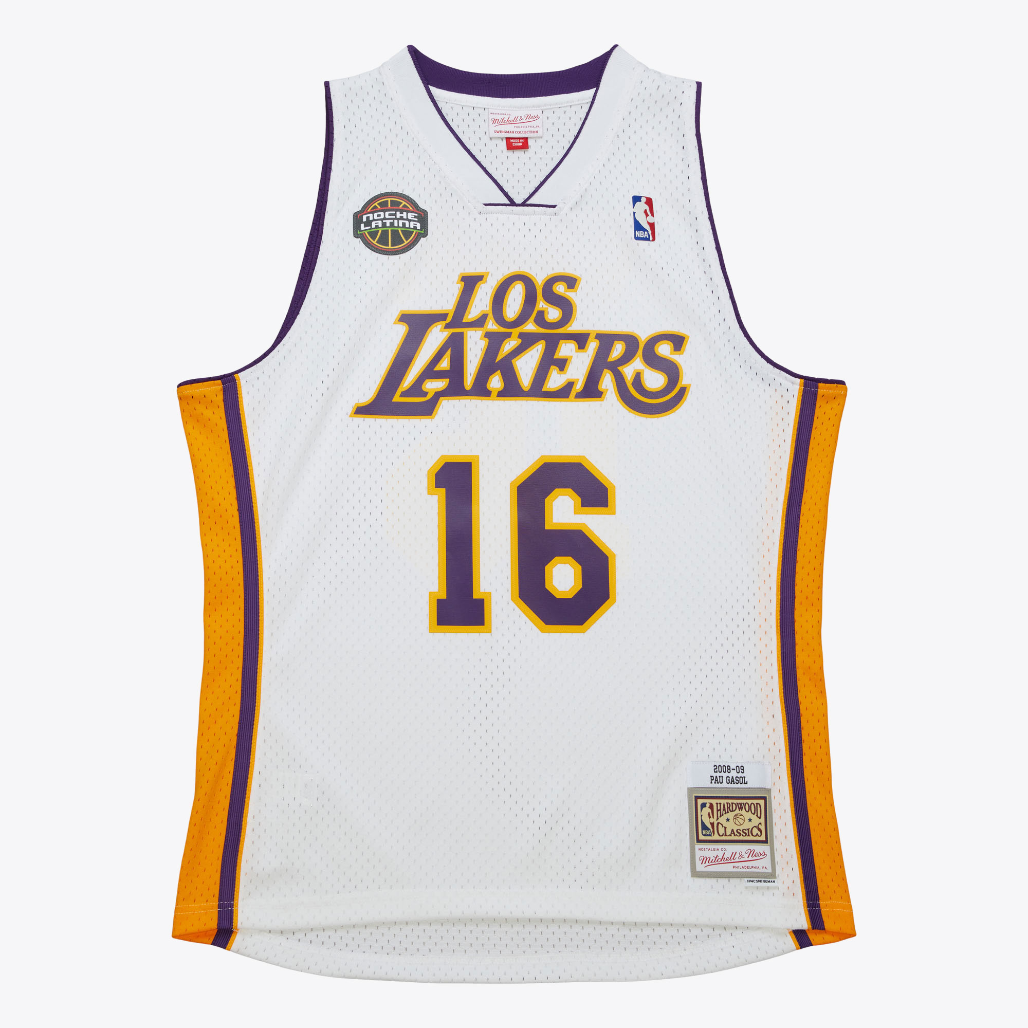 Los Angeles Lakers Mitchell & Ness Swingman-Trikot Pau Gasol 2008 Image