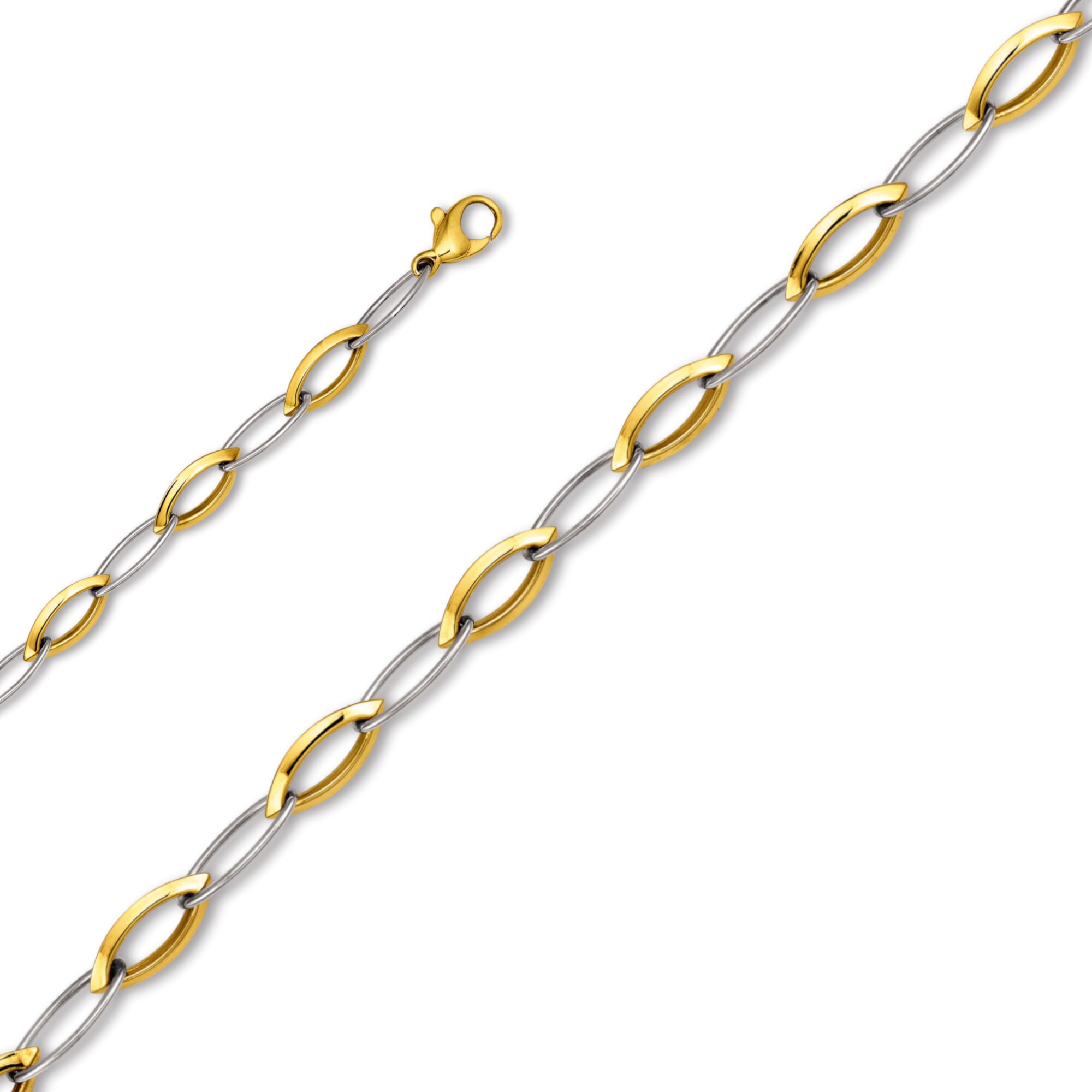 Goldarmband ONE ELEMENT "Armband aus 333 Gelbgold 19 cm", silber, Armbänder, Damen, Gelbgold 333 Gold, Gelbgold 333, Gold, Goldarmband, Modern & klar – ein Stück für zeitlose Looks