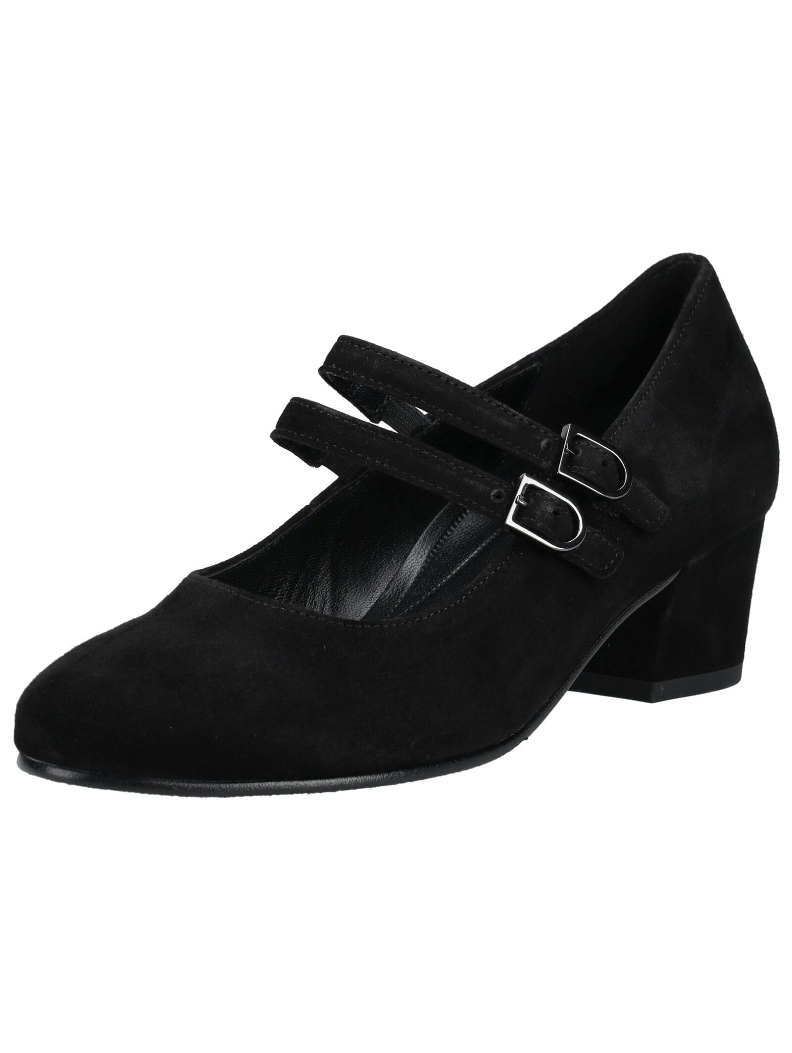 Pumps GABOR COMFORT "Gabor Comfort Pumps Veloursleder", Damen, Gr. 40,5, schwarz, Veloursleder, Schuhe Pumps