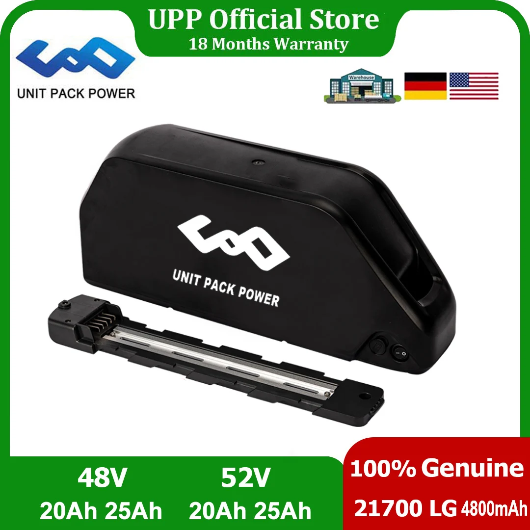 Downtube EBike Batterie Tank 21700 48 V 35 Ah 52 V 30 Ah 19,2 Ah 36 V 43,2 Ah E-Bike Fahrrad Escooter für 350 W 500 W 750 W 1500 W Image