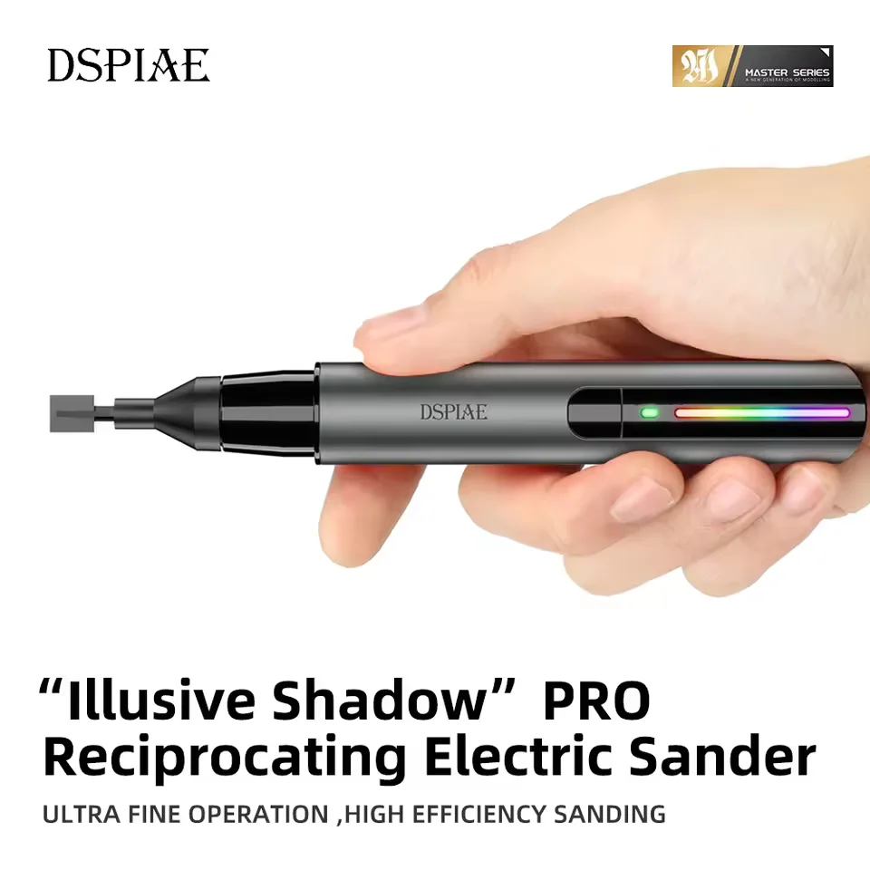 DSPIAE ES-A PRO elektrischer hin- und hergehender Schleifwerkzeug „Illusive Shadow“ PRO für Gundam-Modell, Modellbau, Werkzeuge, Hobby, Heimwerker, Basteln Image