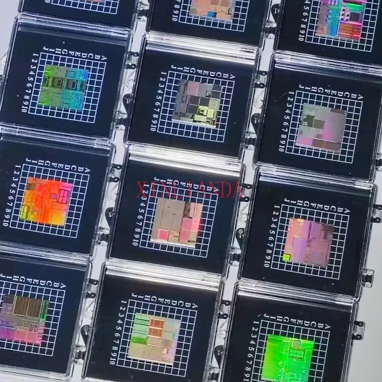 Bare Chip Silicon Chip CPU Wafer Lithographie Integrierter Schaltkreis Chip Halbleiter Silicon Chip Image