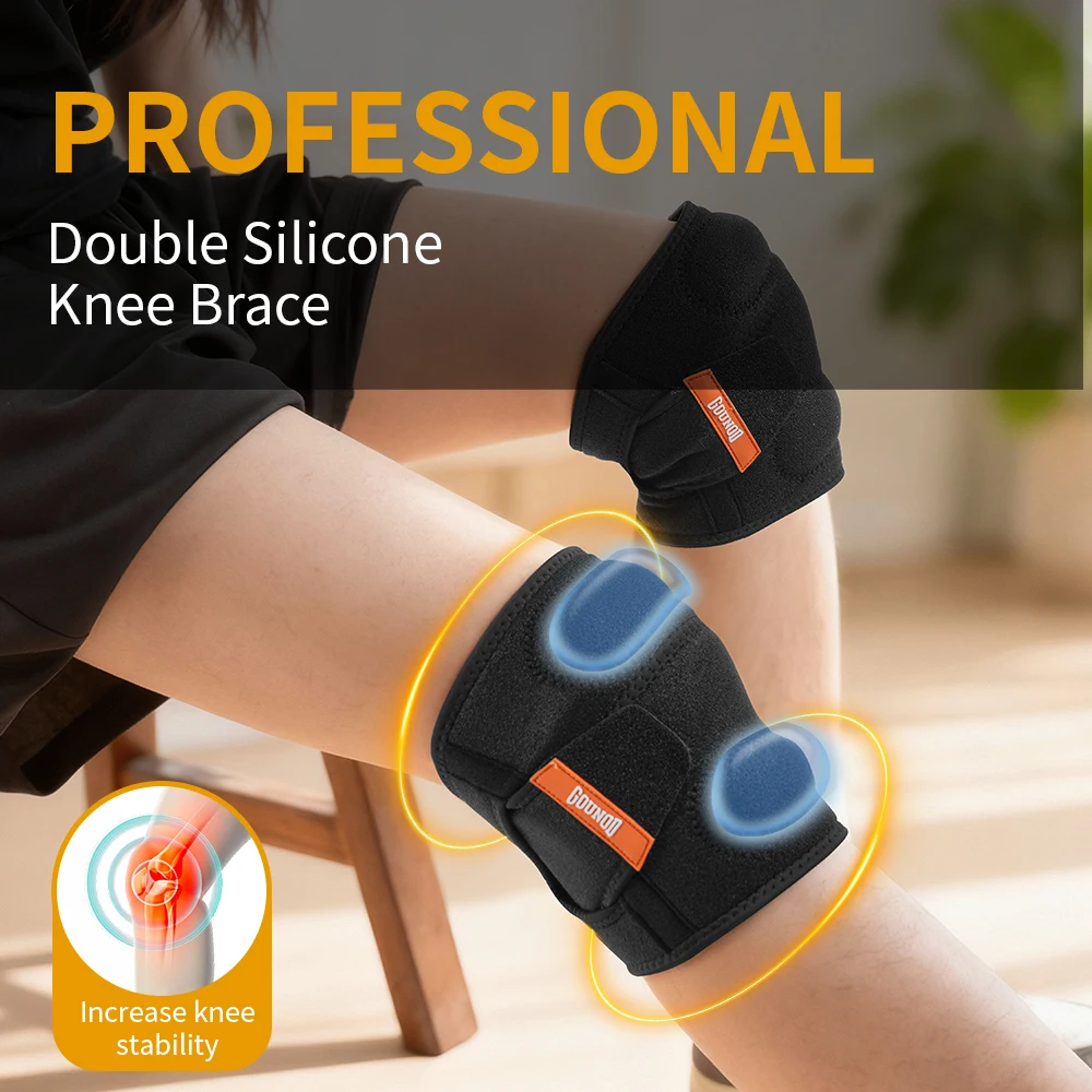 1PC Sport- und Fitness-Knieschoner-Kniescheibe mit verstellbarer Kniestütze Image