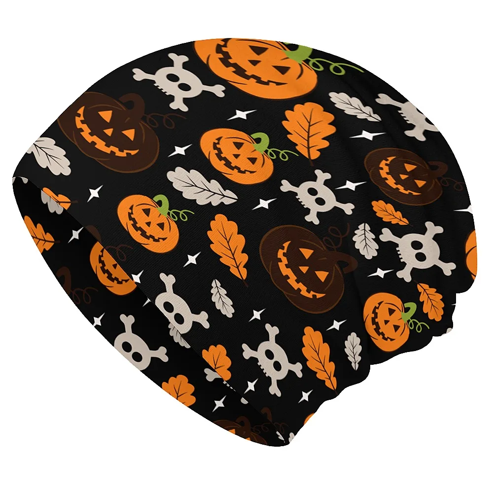 Kreativer Spaß Halloween-Druck Street Art Retro Hip Hop Trend Baskenmützen Mode Herren-und Damen hüte und Kopf bedeckungen
