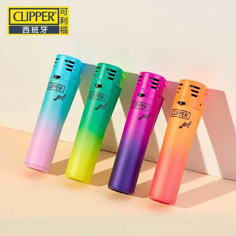 CLIPPER Original Schleifscheibe Butan Gas Feuerzeug Offene Flamme Zünder Rauchen Zubehör Zündung männer Gadgets Box Großhandel Image