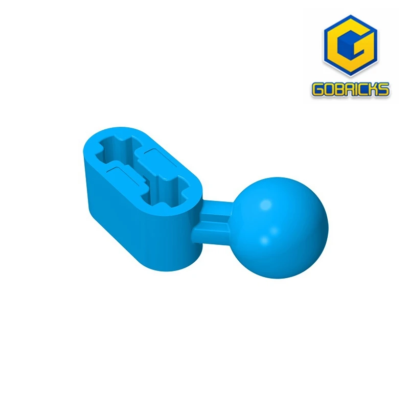Gobricks GDS-1155 Technik, Liftarm, modifiziertes Kugelgelenk abgewinkelt 1 x 2, kompatibel mit Lego 50923 Teilen für Kinder-DIY Image