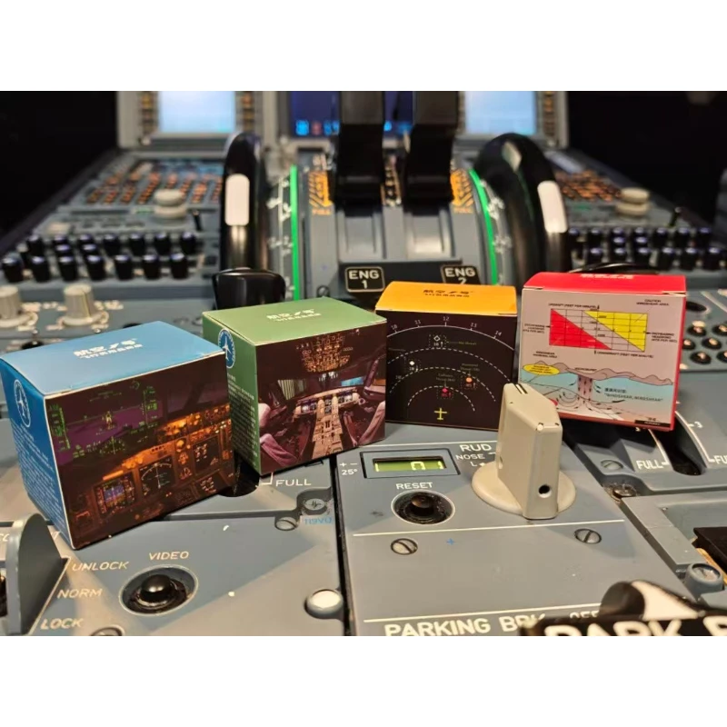 Boeing 737 Airbus 320 EGPWS TCAS Flugzeugwarngeräusch-Schlüsselanhänger Originalprodukt Image