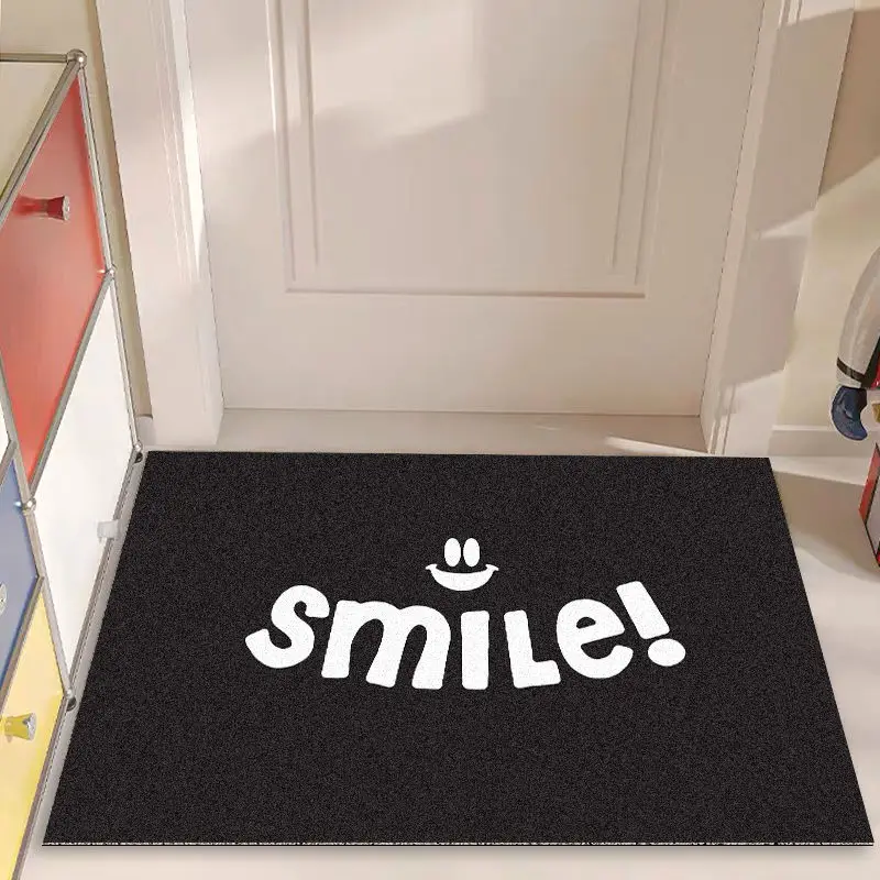 Minimal gestaltete Einstiegs-, schmutz abweisende Seidenring-Schlafzimmer, Wohnzimmer-Boden matte, rutsch feste Bad matte Image