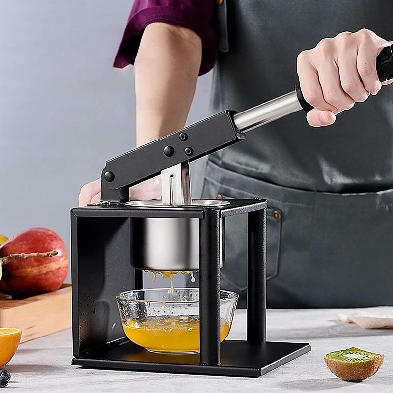 Manual lemon juicer, orange juicer, manual citrus juicer, heavy-duty fruit juicer, hand-crank kitchen juicer for restaurant and home use