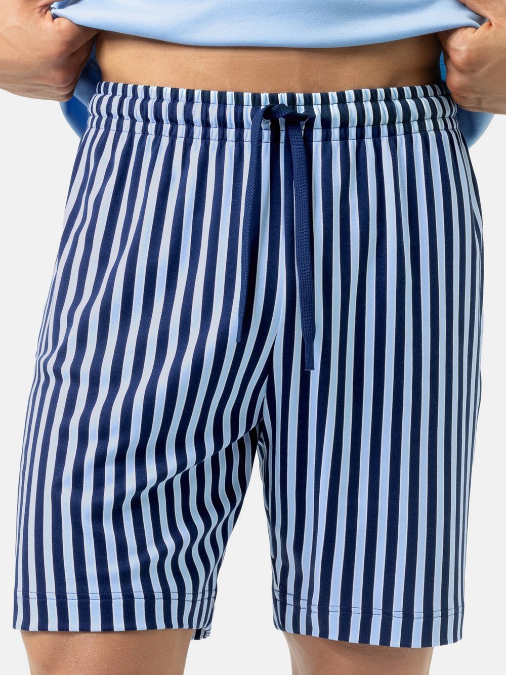 Mey Schlafanzug Hose Herren blau, L Image