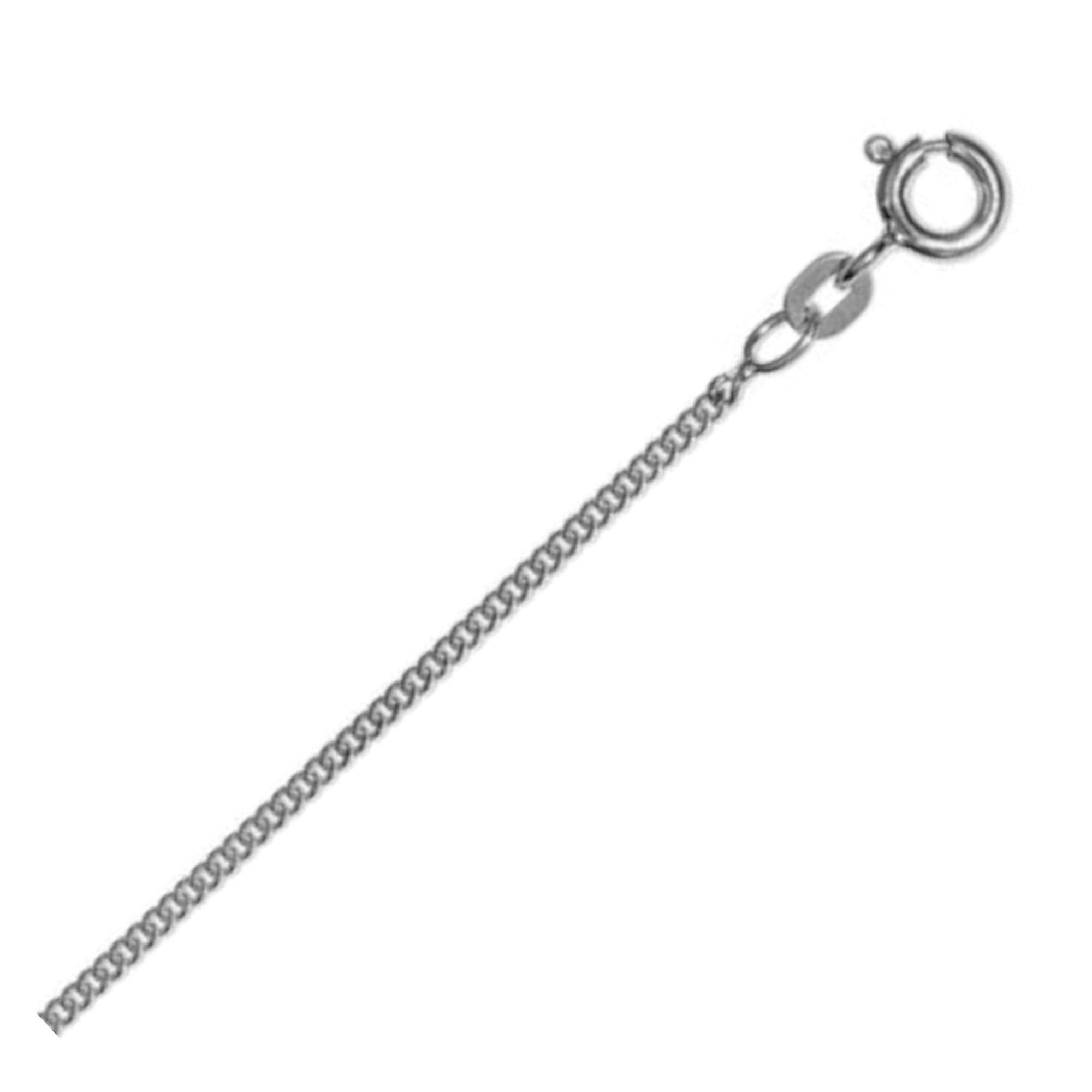 Goldkette ONE ELEMENT "Halskette Panzerkette aus 585 Weißgold Ø 1,4 mm" Gr. 36, silber, Halsketten, Damen, 36, Gold Weißgold 585, Gold, Weißgold 585, Goldkette, Zeitlos elegant – mit Liebe zum Detail gefertigt