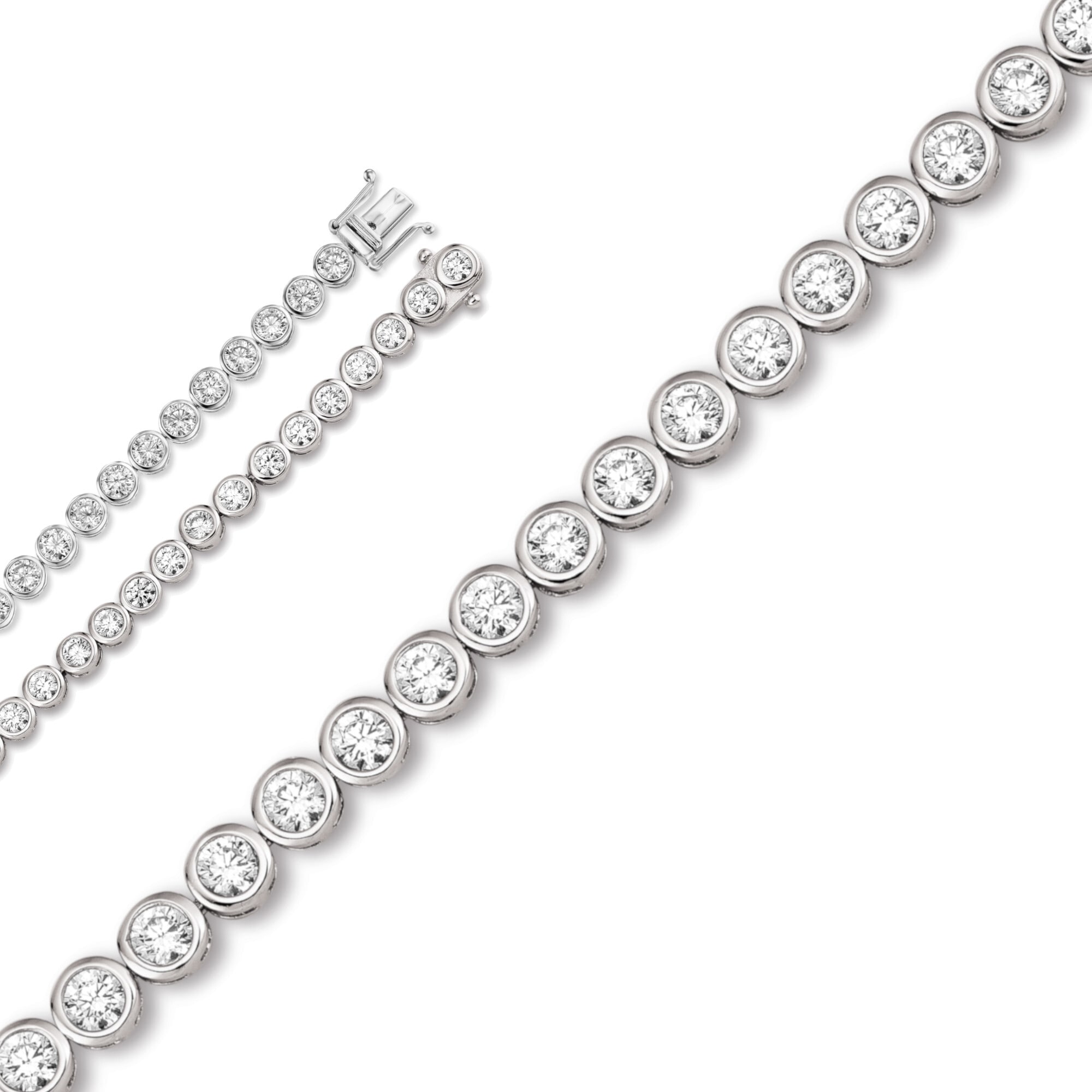 Silberarmband ONE ELEMENT "Zirkonia Armband aus 925 Silber 17 cm Ø 5,4 mm", silber, Armbänder, Damen, mit Zirkonia, Silber 925 (Sterlingsilber), Silberarmband, Fein gefertigt – ein Zeichen mit besonderer Bedeutung