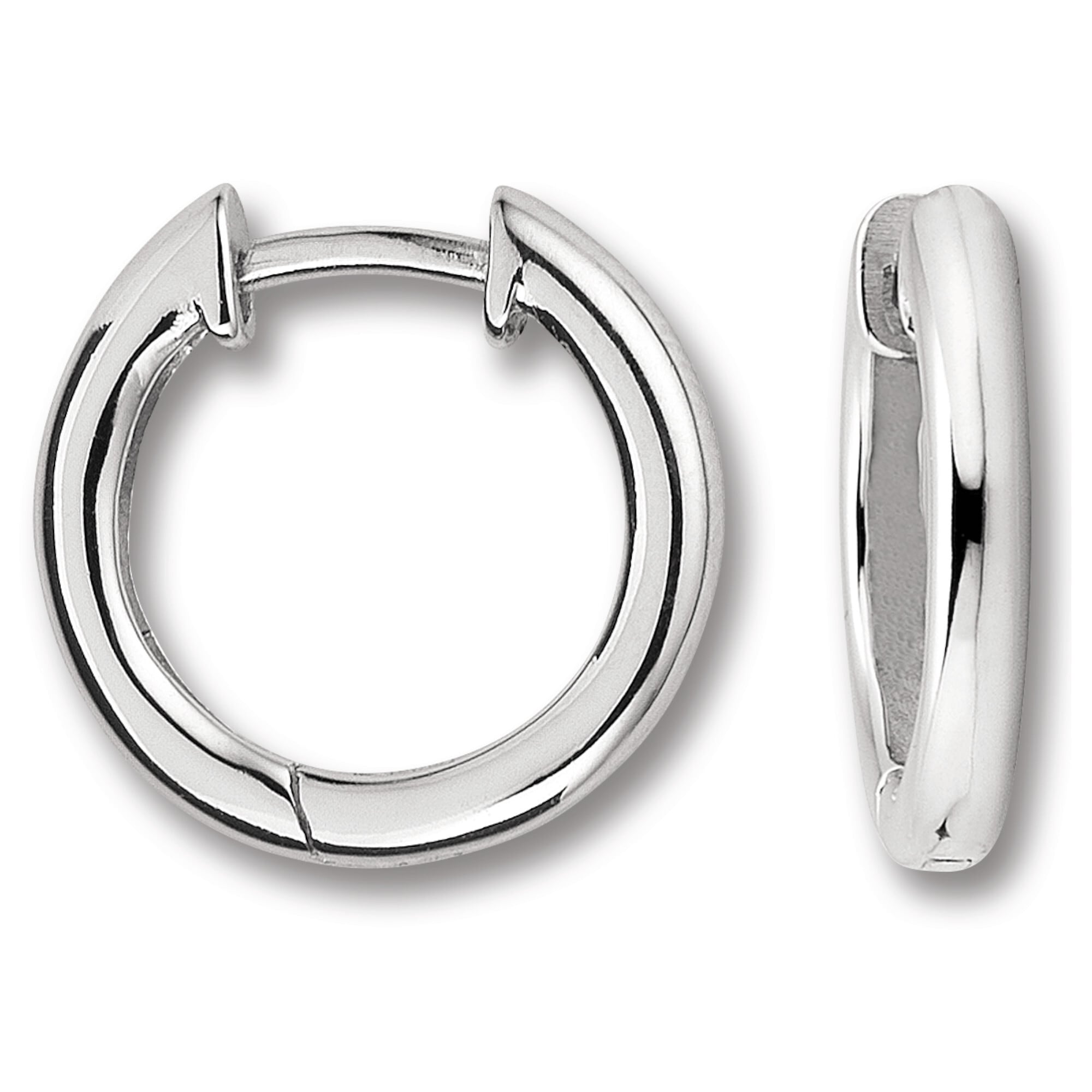 Paar Creolen ONE ELEMENT "Ohrringe Creolen aus 925 Silber Ø 15,2 x 2,3 mm", silber, Ohrringe, Damen, Damen, Silber 925 (Sterlingsilber), Fein gearbeitet – angenehm zu tragen und vielseitig kombinierbar