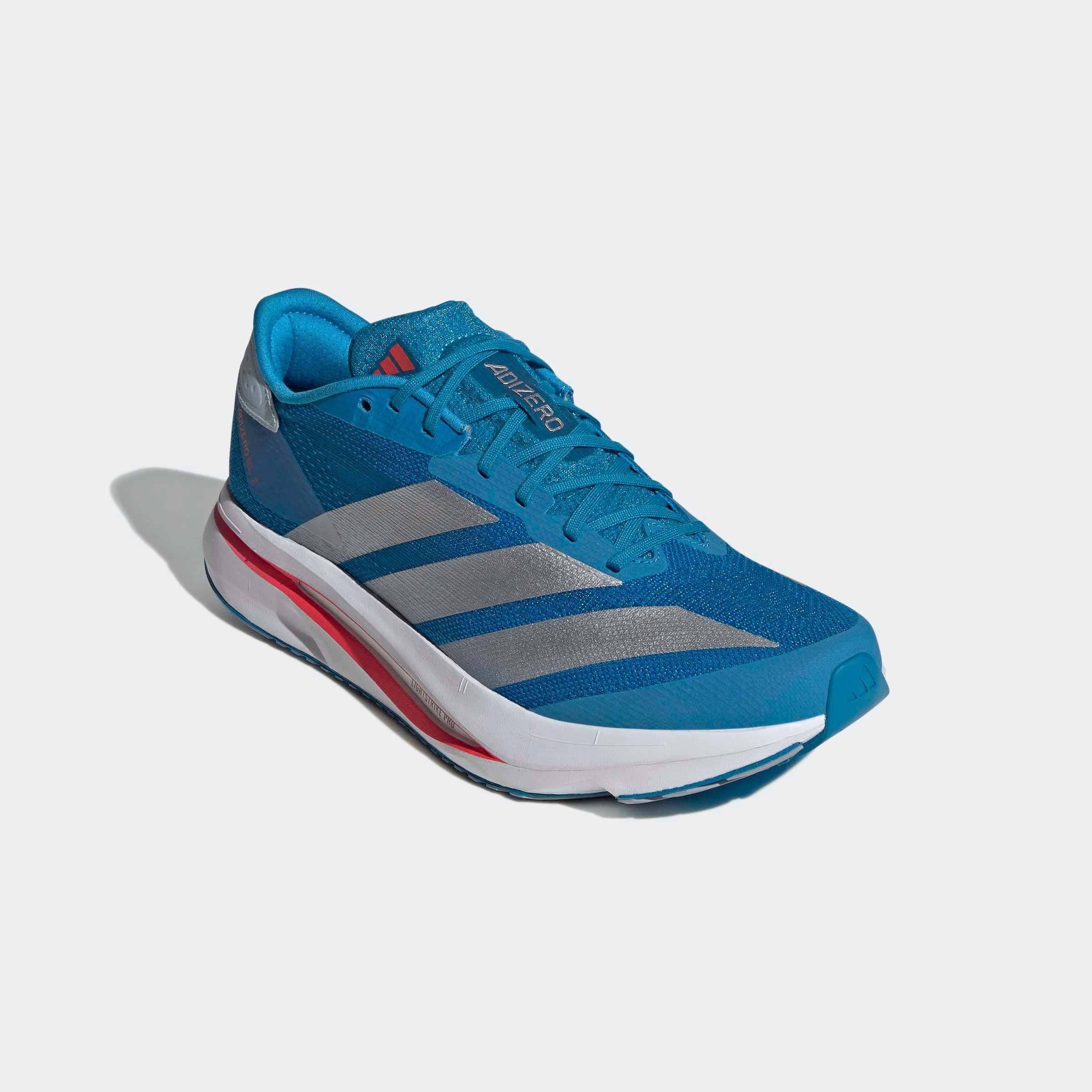 Laufschuh ADIDAS PERFORMANCE "ADIZERO SL 2", Damen, Gr. 48, solar blau, silber metallic, schwarz solar blau, Schuhe Laufschuh
