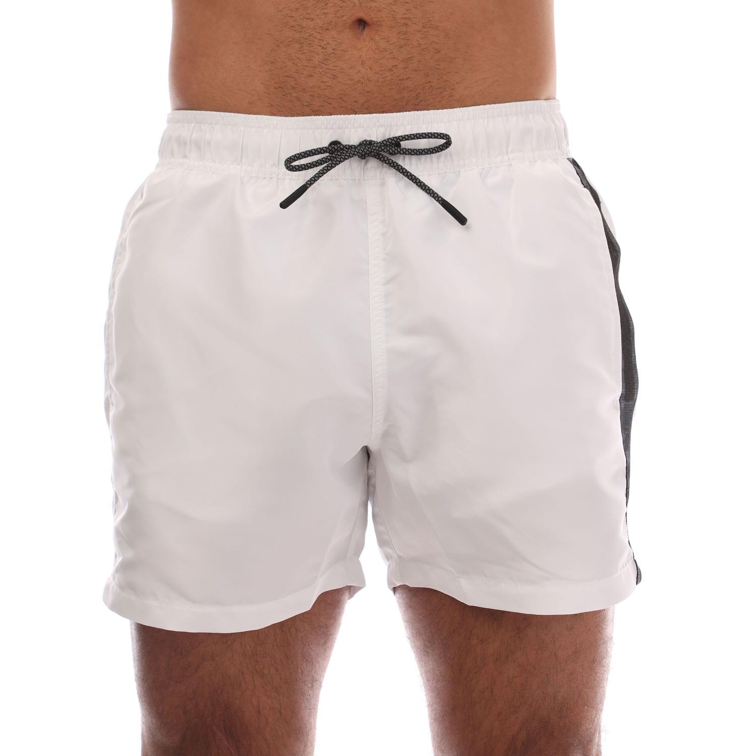 Emporio Armani - verklebt Badeshorts für Herren (Weiß) Image