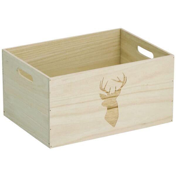 Zeller Aufbewahrungsbox »Hirsch« 35,0/25,0/18,0 cm Image