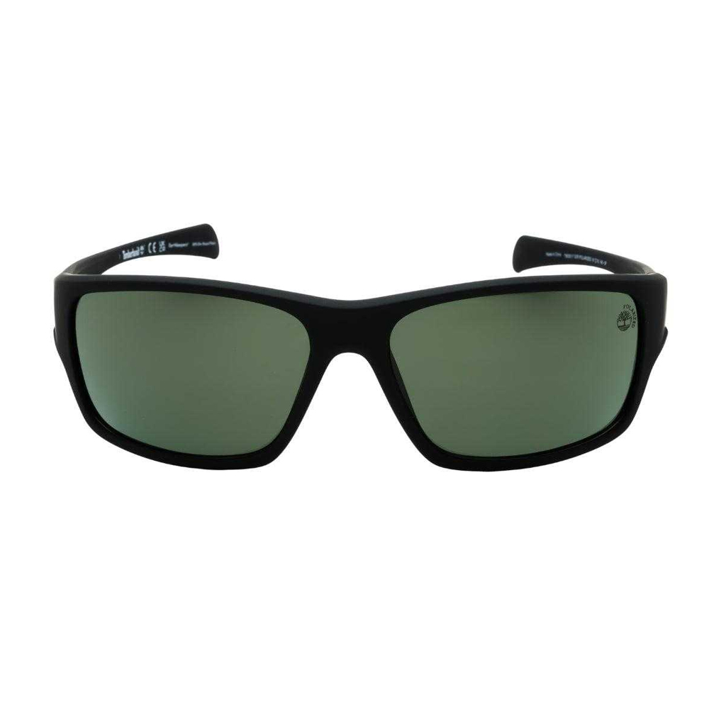 Timberland - Polarisiert-Sonnenbrille für Herren, Matt (Schwarz/Grün) Image