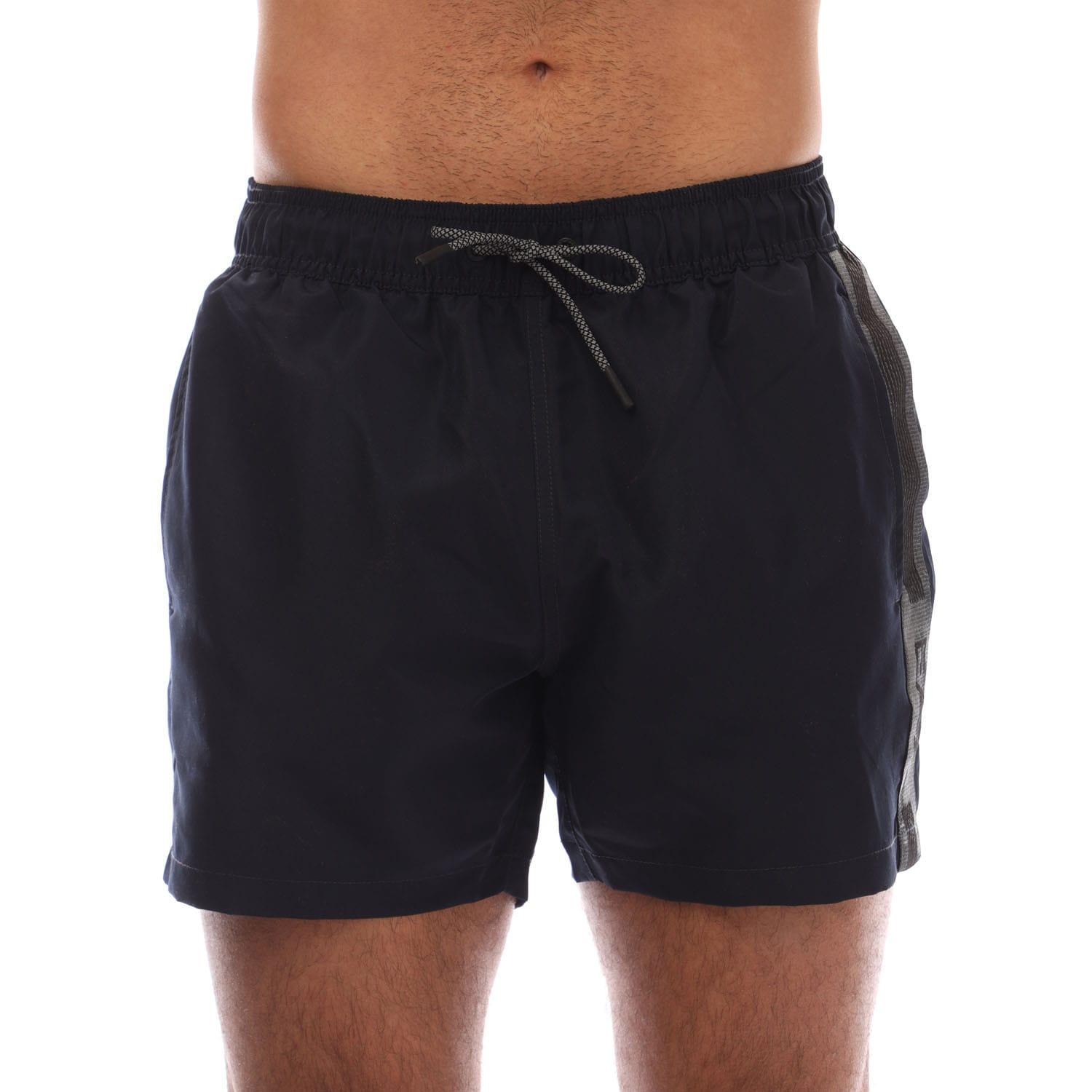 Emporio Armani - verklebt Badeshorts für Herren (Marine) Image