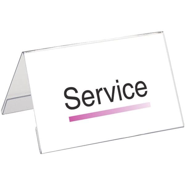 Sigel Tischaufsteller 100,0/60,0 mm 10 Stück, 10x6x5.5 cm Image