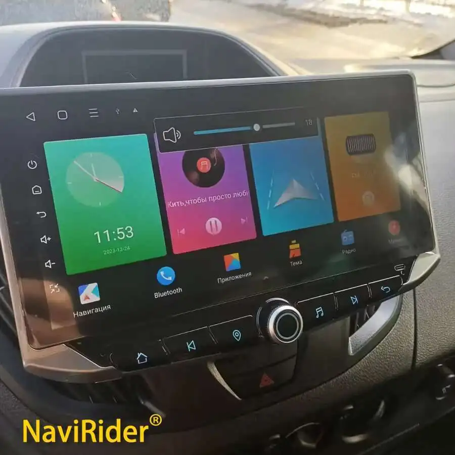 Für Ford Transit 2013-2018 10,88 "Qled Bildschirm Android 15 Carplay Player Android Auto Multimedia Video Radio GPS stereo Kopf Einheit Image