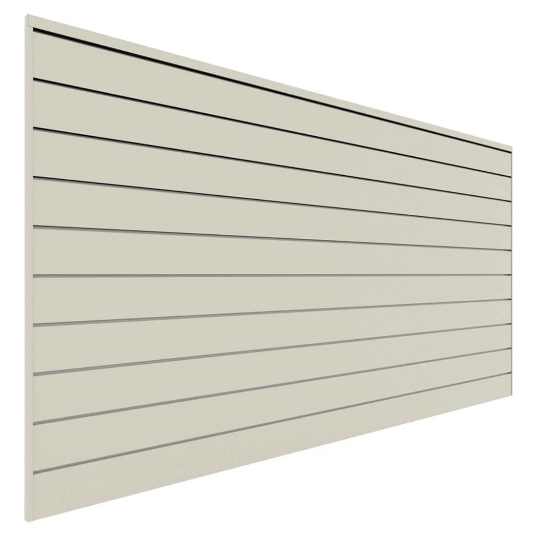 Proslat 8 ft. x 4 ft. PVC Slatwall (Sandstone)