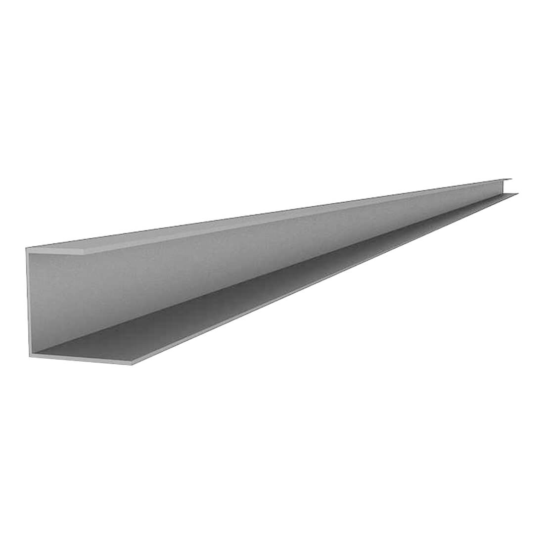Proslat 48.5 PVC Slatwall J Trim (Light Gray)