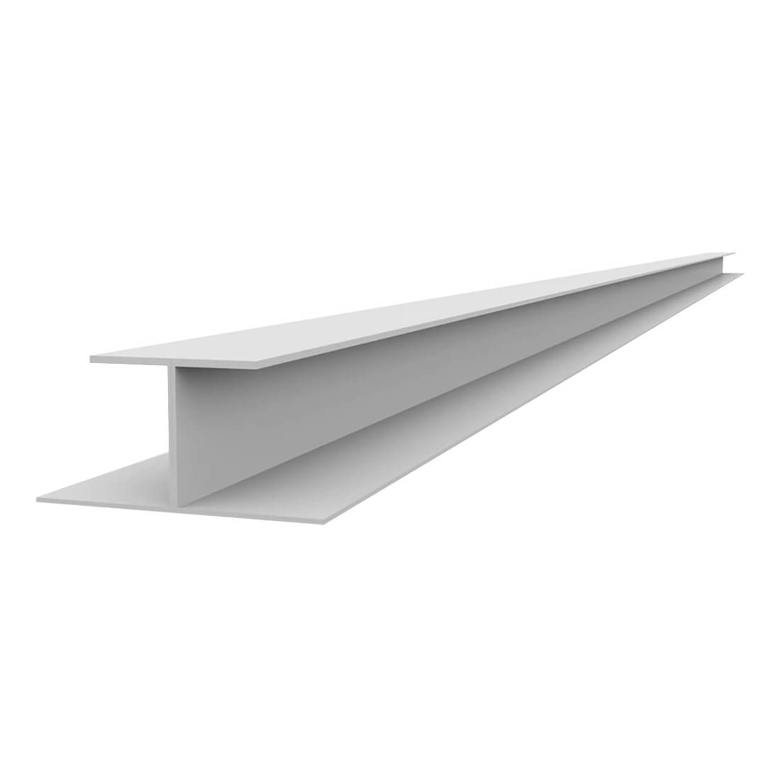 Proslat 96 PVC Slatwall H Trim - White (3-Pack)