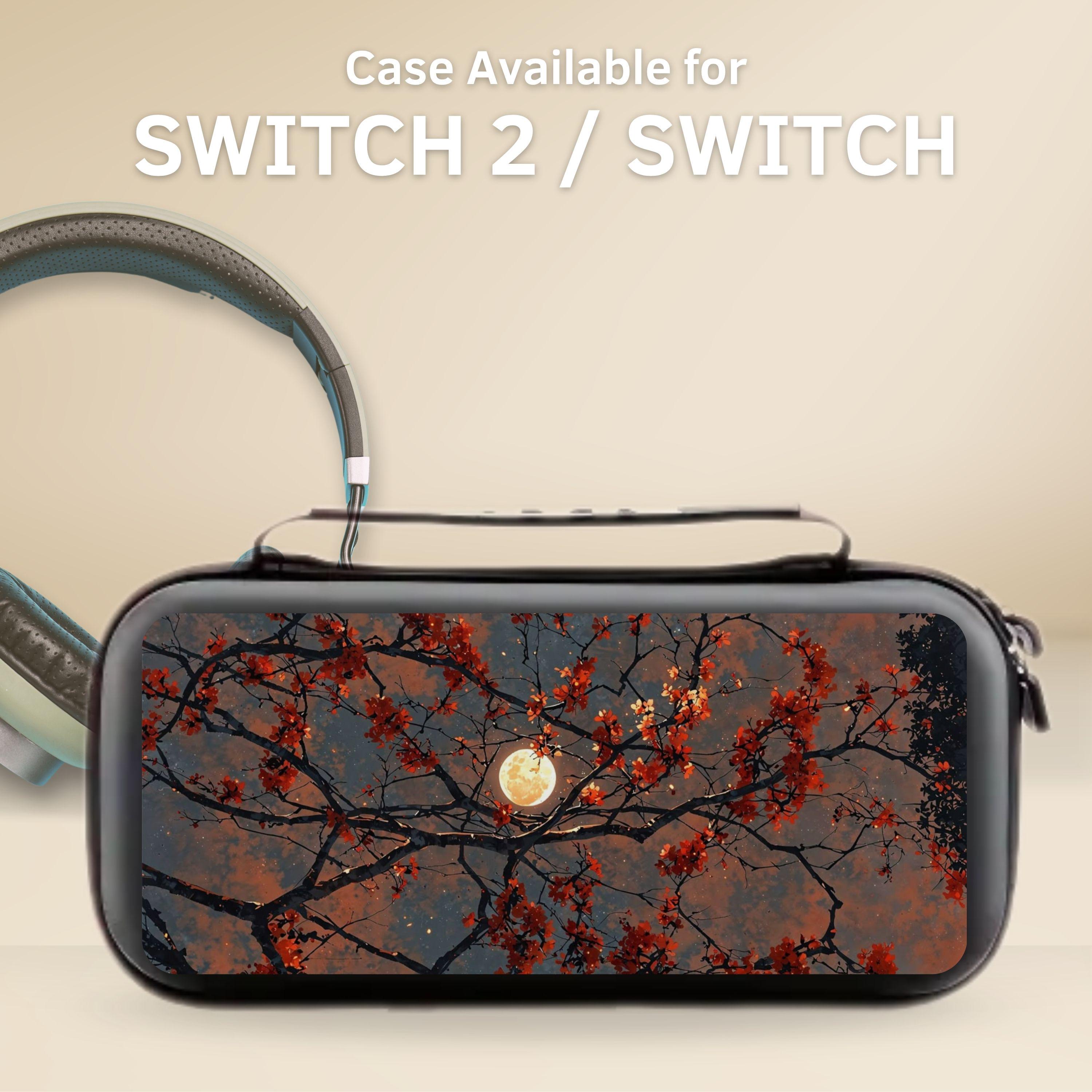 "Custodia protettiva per Switch Dreamy Nature per Nintendo Switch 2 da 7,9\", Switch OLED/Switch, custodia protettiva, slot per 10 cartucce di gioco"