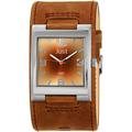 Just Watches Herren-Armbanduhr XL Analog Leder 48-S2765-BR