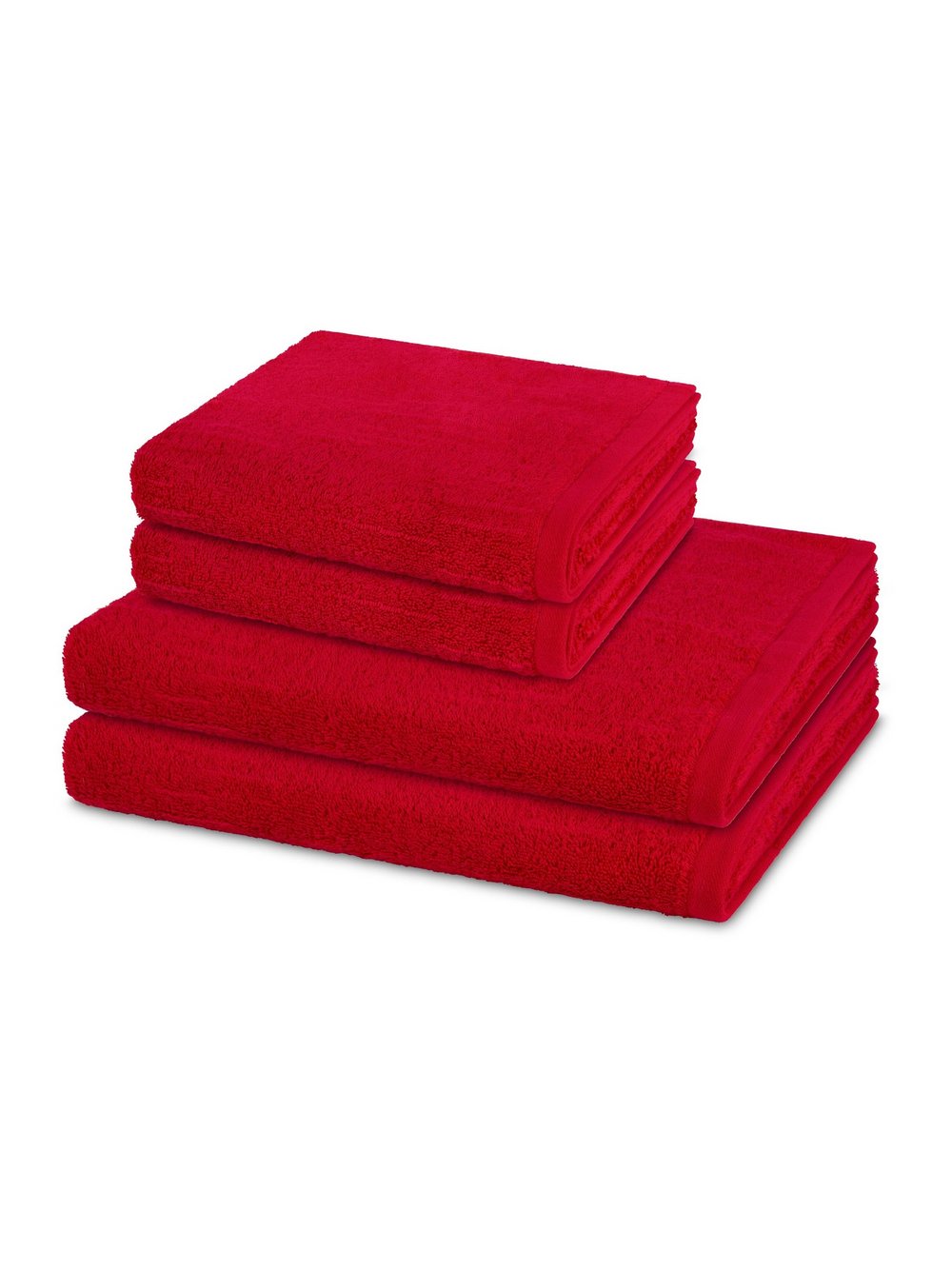 Ross Handtuchset 2-teilig Damen rot, ONE SIZE Image