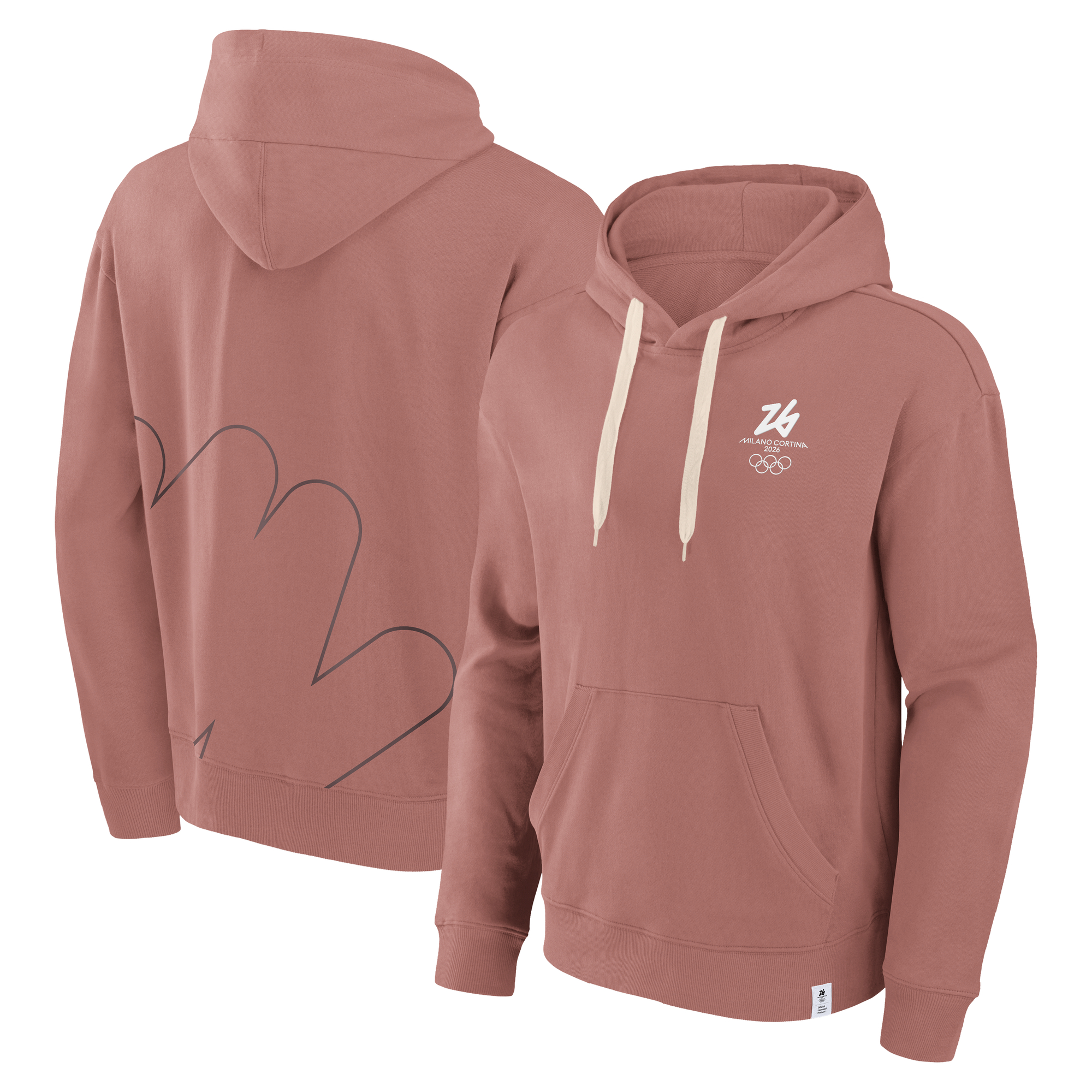 Fanatics Herren-Pullover-Hoodie „Milano Cortina 2026 Winter Olympics“ in Pink Image