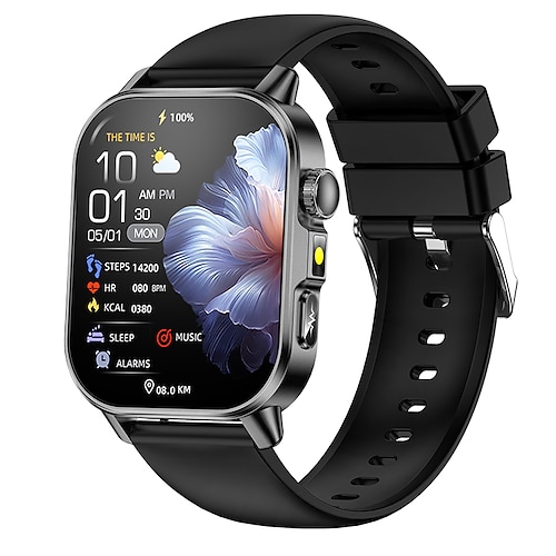 Neue präzise ECG Smartwatch Herzgesundheitsanalyse starke Taschenlampe BT-Anruf 450 mAh Akkukapazität Smartwatches für Männer Frauen Valentinstagsgeschenk Image