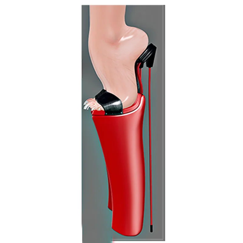 Rote Slip-On-Hohl-Plateau-Sandalen mit dünnem Absatz, Peep-Toe, modisch, sexy, cool, 2025, Sommer, große Damenschuhe, Zapatillas Mujer