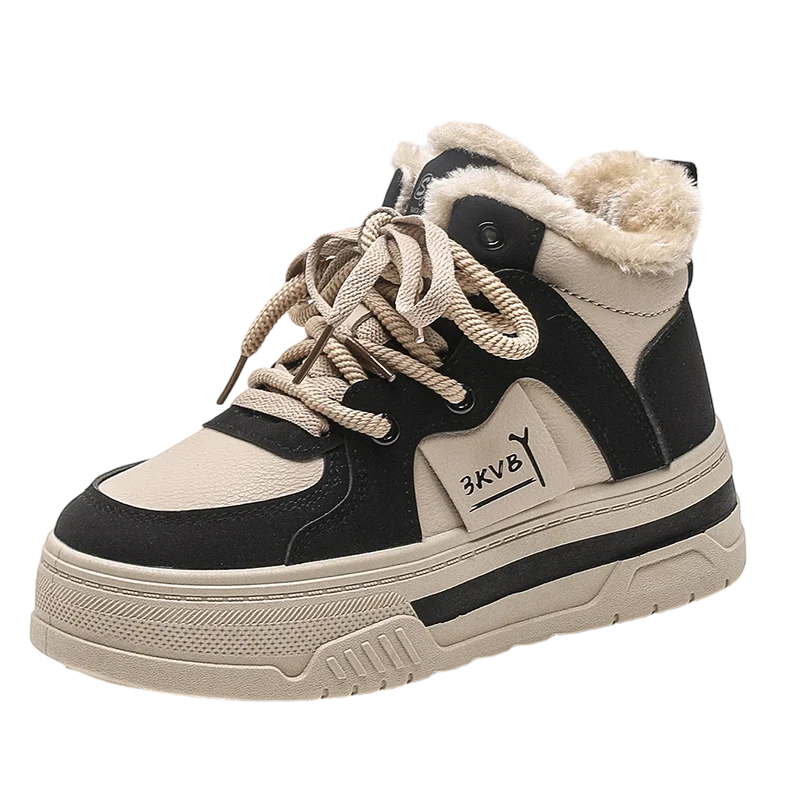 Winter Frauen Schuhe Weiche Nicht-rutsch Verschleiß-beständig Komfortable Warme Casual Schuhe Flache Baumwolle Schuhe Im Freien Warme Kurze Stiefel