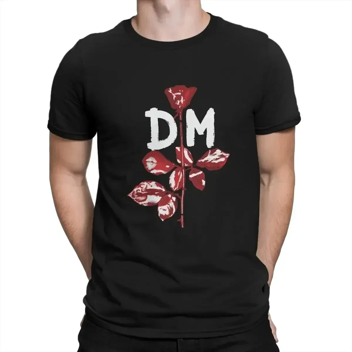 2025, modisches neues Herren-T-Shirt, Sommerkleidung, Rundhals-T-Shirt, Musikband Depeche Cool Hip Hop Mode T-Shirt, große Größe