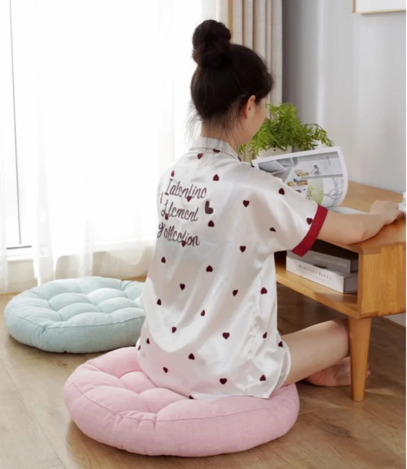 Yoga große runde Matte Hocker Sitzkissen Sofa Stuhl Bett Autositz Kissen Kissen Bodenmatte Meditation Pads für Esszimmer