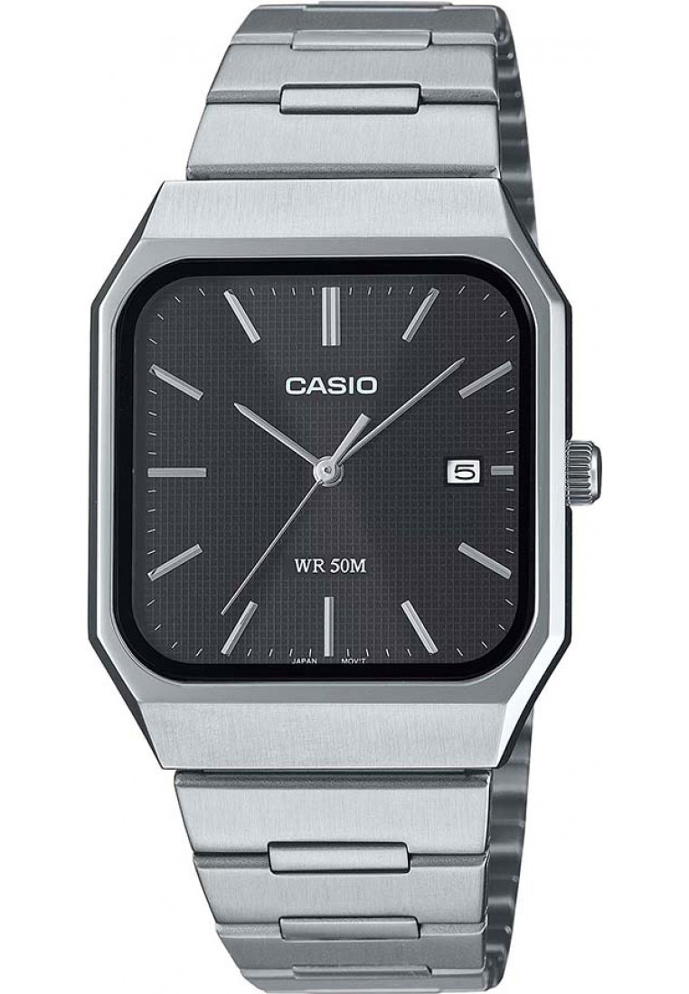 Casio MTP-B185D-1AVEF Mens Collection Watch - Silver - One Size | Casio Sale | Discount Designer Brands