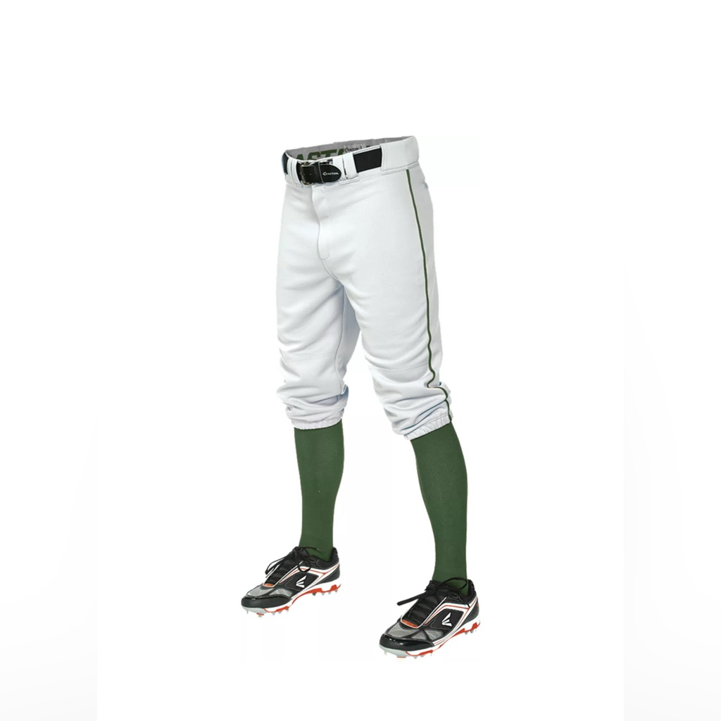 Nike Pants | Easton Men's Pro Plus Piped Knicker Baseball Pants | Color: Green/White | Size: L